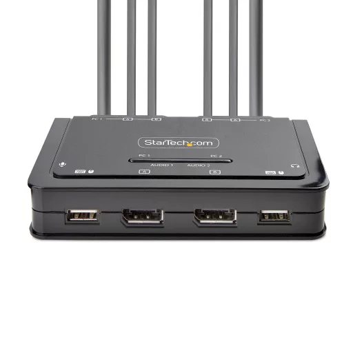 StarTech.com C2-DD46-UA2-CBL-KVM KVM kapcsoló Fekete