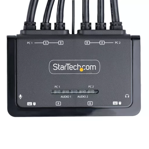 StarTech.com C2-DD46-UA2-CBL-KVM KVM kapcsoló Fekete