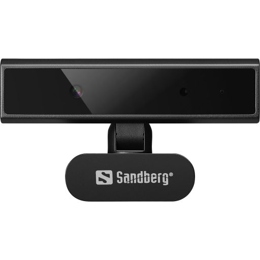 Sandberg Face-ID Webcam Mini webkamera 2 MP 1920 x 1080 pixelek USB-C Fekete