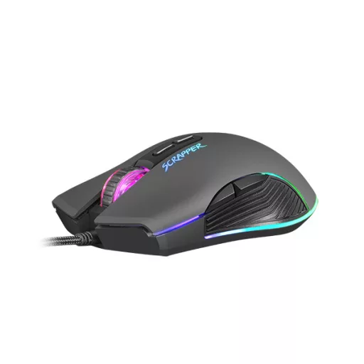 FURY Scrapper egér Játék Kétkezes USB A típus Optikai 6400 DPI