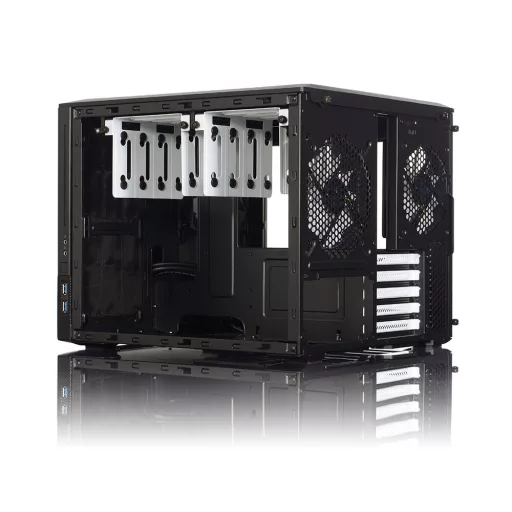 Fractal Design Node 804 Kocka Fekete