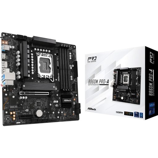Asrock B860M Pro-A Intel B860 LGA 1851 (Socket V1) Micro ATX