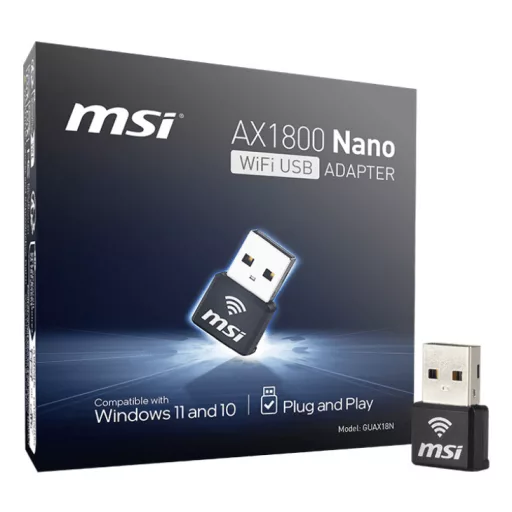 MSI AX1800 Nano WiFi USB Adapter USB 2.0