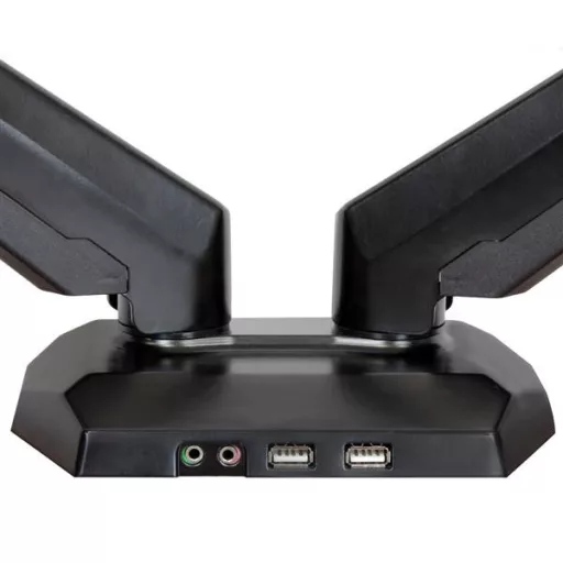 StarTech.com ARMSLIMDUO asztali TV konzol 76,2 cm (30") Fekete