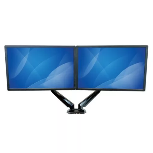 StarTech.com ARMSLIMDUO asztali TV konzol 76,2 cm (30") Fekete