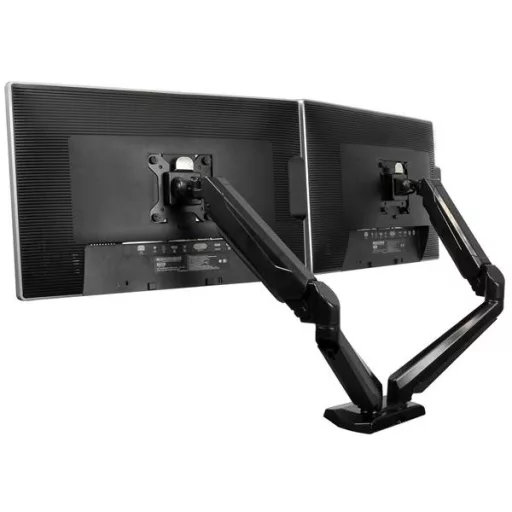 StarTech.com ARMSLIMDUO asztali TV konzol 76,2 cm (30") Fekete