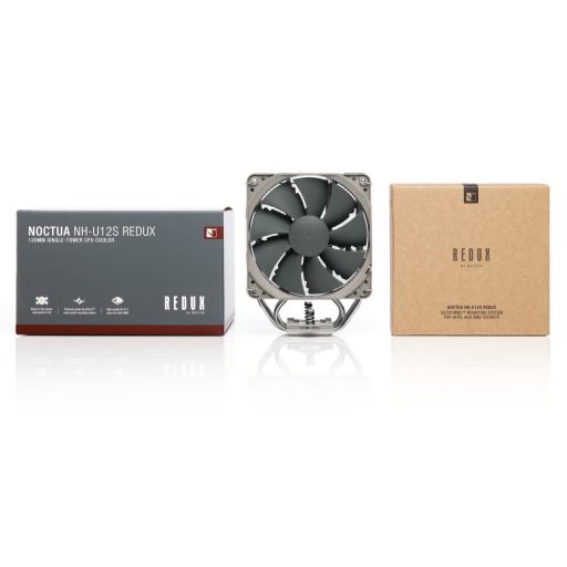 Noctua NH-U12S redux Processzor Hűtő 12 cm Szürke, Rozsdamentes acél