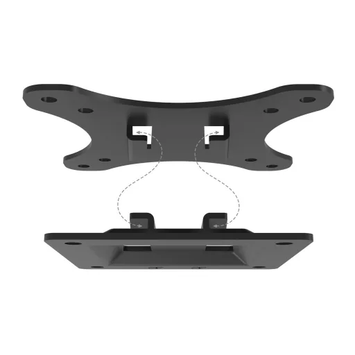 Digitus DA-90303-1 asztali TV konzol 68,6 cm (27") Fali Fekete