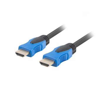   Lanberg CA-HDMI-20CU-0045-BK HDMI kábel 4,5 M HDMI A-típus (Standard) Fekete, Kék