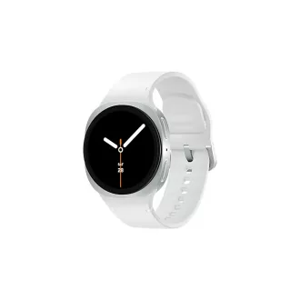   Samsung Galaxy Watch 8 3,3 cm (1.3") AMOLED 40 mm Digitális 438 x 438 pixelek Érintőképernyő Ezüst Wi-Fi GPS (műhold)