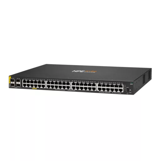 HPE Aruba Networking CX 6000 Vezérelt L2/L3 Gigabit Ethernet (10/100/1000) Ethernet-áramellátás (PoE) támogatása 1U Fekete