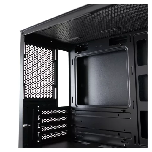 LC-Power 2016MB Micro Tower Fekete