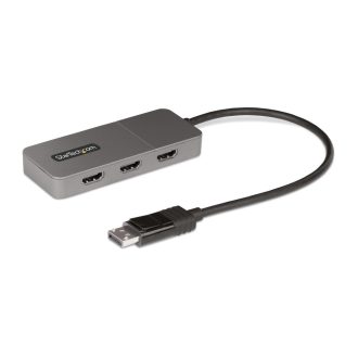   StarTech.com MST14DP123HD video átalakító kábel 0,3 M DisplayPort 3 x HDMI Szürke