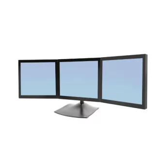  Ergotron DS Series DS100 Triple Monitor Desk Stand 53,3 cm (21") Asztali Fekete