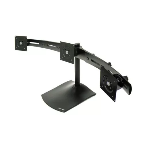 Ergotron DS Series DS100 Triple Monitor Desk Stand 53,3 cm (21") Asztali Fekete