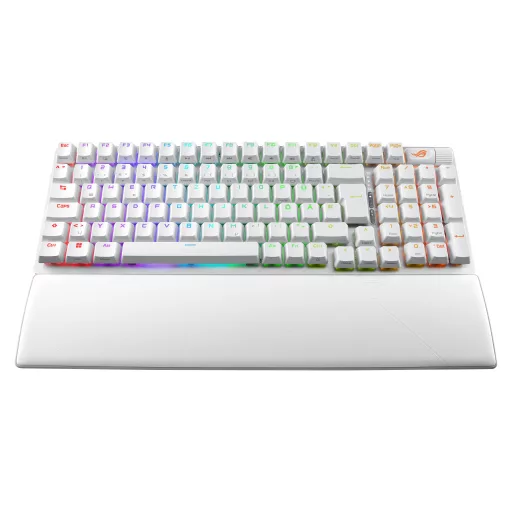 ASUS ROG Strix Scope II 96 Wireless billentyűzet Játék USB + RF Wireless + Bluetooth QWERTZ Német Fehér