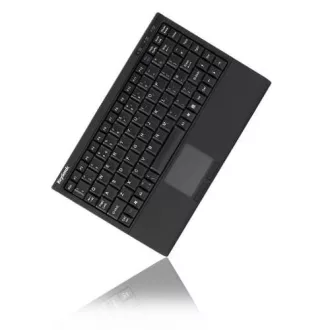   KeySonic ACK-540U+ (US) billentyűzet Irodai USB QWERTY Amerikai angol Fekete