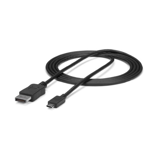 StarTech.com CDP2DPMM6B video átalakító kábel 1,8 M DisplayPort USB C-típus Fekete