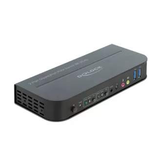 DeLOCK 11482 KVM kapcsoló Fekete