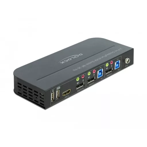 DeLOCK 11482 KVM kapcsoló Fekete
