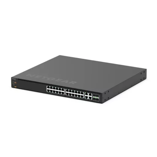 NETGEAR MSM4332 Vezérelt L3 Ethernet-áramellátás (PoE) támogatása 1U Fekete