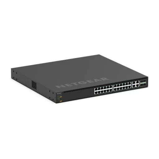 NETGEAR MSM4332 Vezérelt L3 Ethernet-áramellátás (PoE) támogatása 1U Fekete