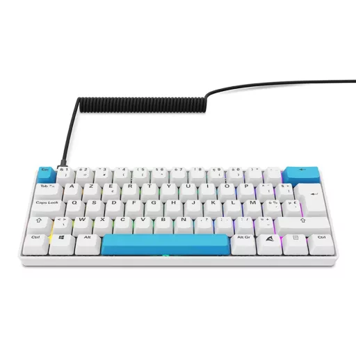 Sharkoon SGK50 S4 billentyűzet Otthoni USB QWERTZ Német Fehér