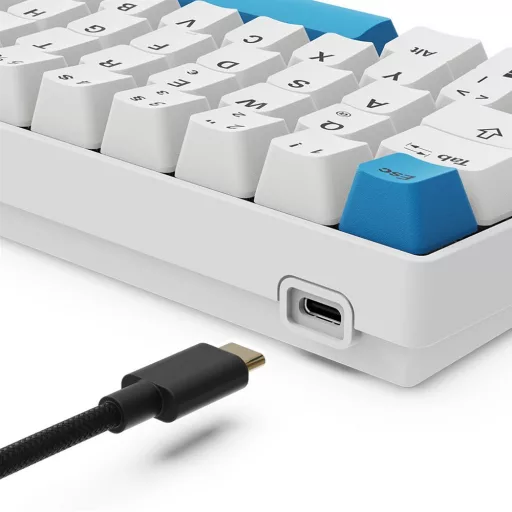 Sharkoon SGK50 S4 billentyűzet Otthoni USB QWERTZ Német Fehér