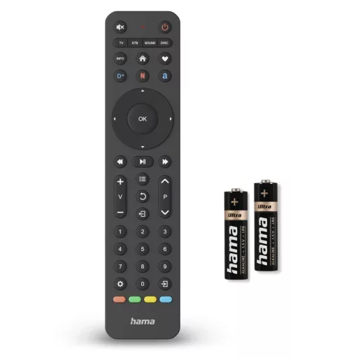 Hama 00221053 távirányító Vezeték nélküli infravörös TV Nyomógombok