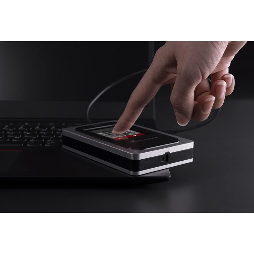 DataLocker DL4 FE külső merevlemez 1 TB 5400 RPM 2.5" USB C-típus 3.2 Gen 1 (3.1 Gen 1) Alumínium, Fekete