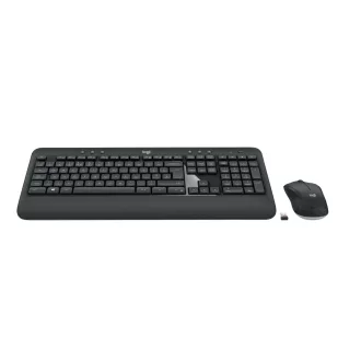   Logitech 920-008690 billentyűzet Egér mellékelve Univerzális Vezeték nélküli RF QWERTZ Magyar Fekete