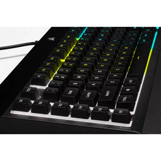 Corsair K55 RGB PRO billentyűzet Játék USB QWERTZ Német Fekete