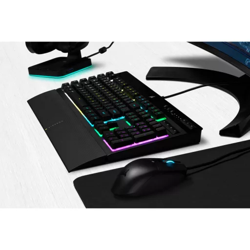 Corsair K55 RGB PRO billentyűzet Játék USB QWERTZ Német Fekete