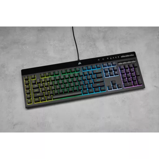 Corsair K55 RGB PRO billentyűzet Játék USB QWERTZ Német Fekete