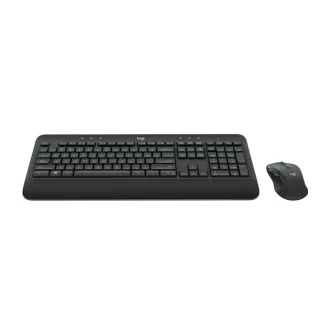   Logitech 920-008923 billentyűzet Egér mellékelve Irodai Vezeték nélküli RF QWERTY Nemzetközi amerikai Fekete