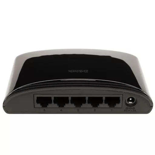 D-Link DES-1005D Beállítást nem igénylő (unmanaged) Fast Ethernet (10/100) Fekete