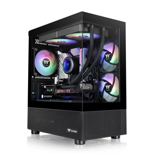 Thermaltake View 170 TG ARGB Micro Micro Tower Fekete