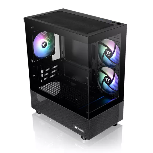 Thermaltake View 170 TG ARGB Micro Micro Tower Fekete