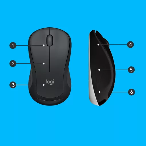 Logitech 920-008685 billentyűzet Egér mellékelve Univerzális Vezeték nélküli RF QWERTY Nemzetközi amerikai Fekete