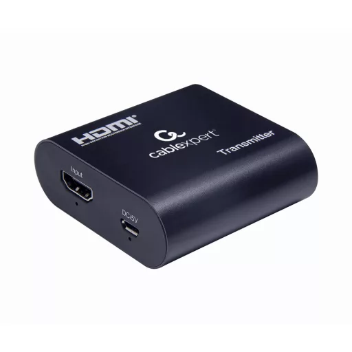Gembird DEX-HDMI-03 audió/videó jeltovábbító Fekete