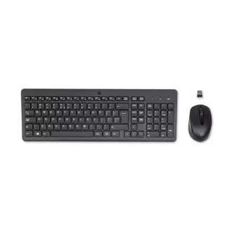   HP 330 Wireless Mouse and Keyboard Combination billentyűzet Egér mellékelve Univerzális Vezeték nélküli RF QWERTY Angol Fekete