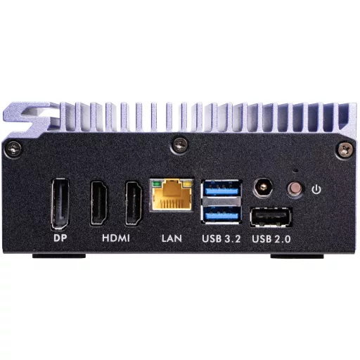 Shuttle Edge PC SPCEL12 0,46 liter méretű számítógép Fekete, Kék J6412 Intel® SoC BGA 1493 2 GHz