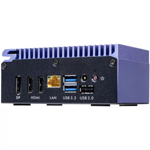 Shuttle Edge PC SPCEL12 0,46 liter méretű számítógép Fekete, Kék J6412 Intel® SoC BGA 1493 2 GHz