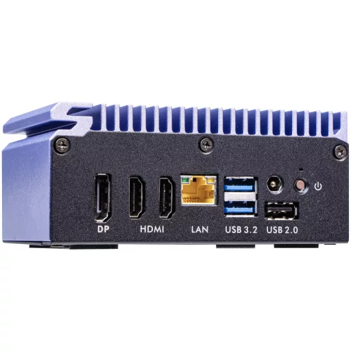 Shuttle Edge PC SPCEL12 0,46 liter méretű számítógép Fekete, Kék J6412 Intel® SoC BGA 1493 2 GHz