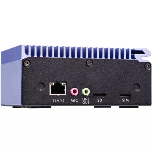 Shuttle Edge PC SPCEL12 0,46 liter méretű számítógép Fekete, Kék J6412 Intel® SoC BGA 1493 2 GHz