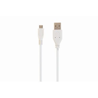   Gembird MicroUSB B - USB A, 1m USB kábel USB 2.0 Mini-USB B Fehér