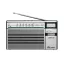 ELTRA Radio LENA 5 USB silver