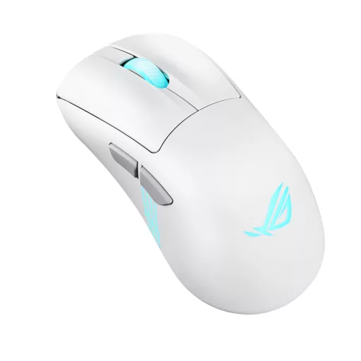 ASUS ROG Keris II Origin WHT egér Játék Jobbkezes RF Wireless + Bluetooth + USB Type-A Optikai 42000 DPI