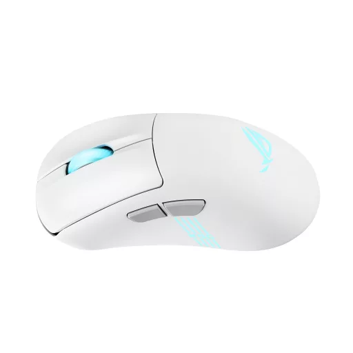 ASUS ROG Keris II Origin WHT egér Játék Jobbkezes RF Wireless + Bluetooth + USB Type-A Optikai 42000 DPI