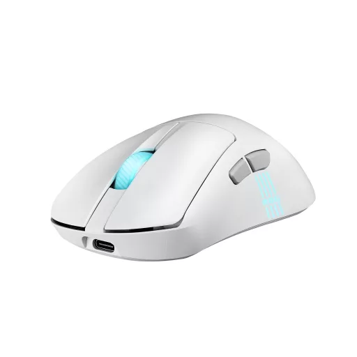 ASUS ROG Keris II Origin WHT egér Játék Jobbkezes RF Wireless + Bluetooth + USB Type-A Optikai 42000 DPI